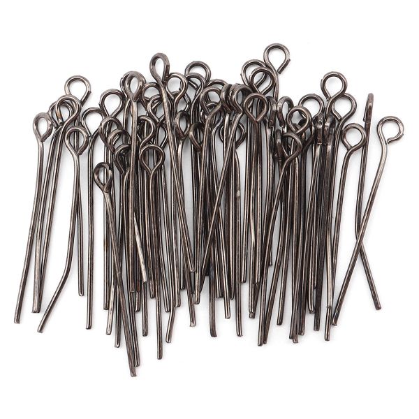 Штифты с петлей 25мм, 50 (±5)шт/упак, Astra&Craft (черный никель), 4AR261/262