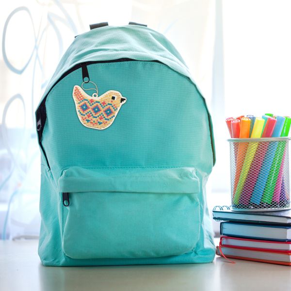 Алмазная (кристальная) мозаика Фрея, Птичка, 8.5х6.5 см