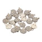 Крючки пришивные декоративные 37х17 мм, white, 10 шт