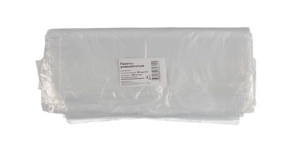Пакет упаковочный 20 мкр. 50х80 см, 100 шт, п/эт, Gamma