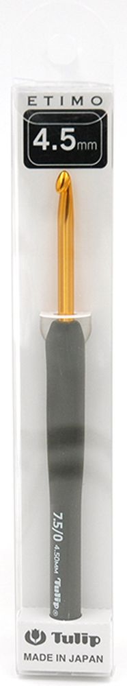 Крючок для вязания с ручкой Tulip Etimo 4,5мм, T15-750e /TOS/