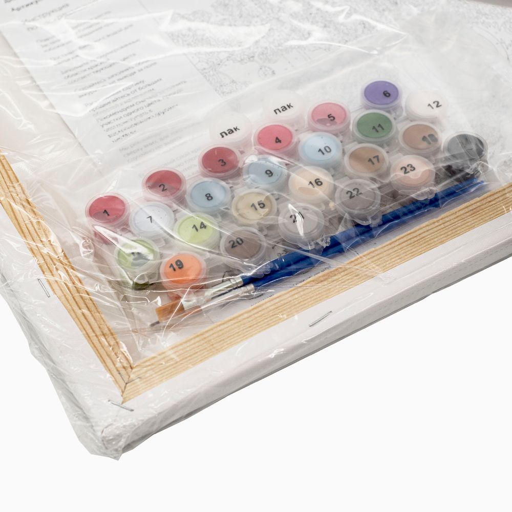 Картина по номерам Русская живопись, О. Дандорф Букет сакуры 40х50см