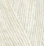 Пряжа Alize (Ализе) Lana Gold 800 / уп.5 мот. по 100 г, 800м, 001 кремовый