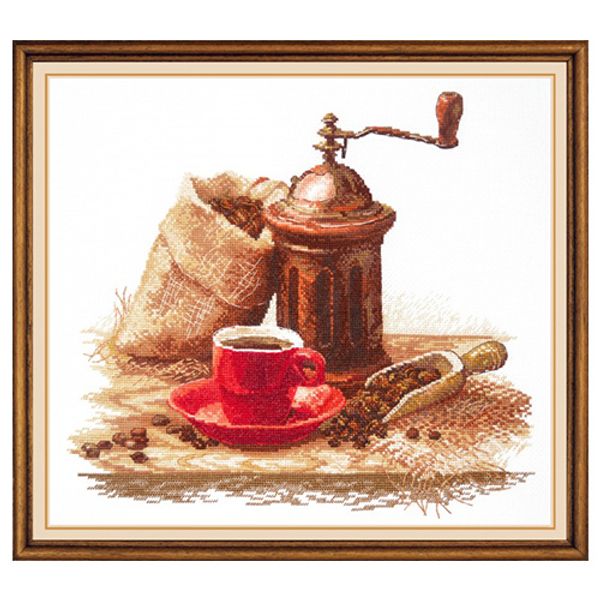 Набор для вышивания нитками Овен, Любимый аромат, 29х26 см