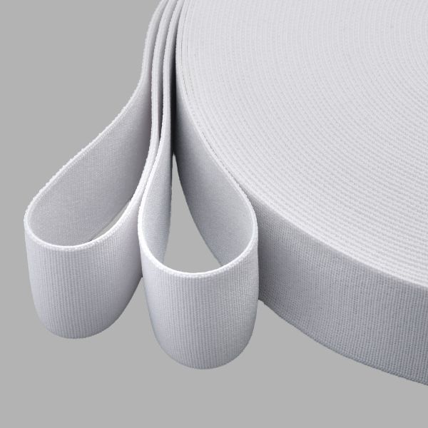Резинка башмачная 40.0 мм / 25 метров, белый