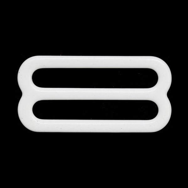 Рамки-регуляторы для бюстгальтера металл 20.0 мм, белый, 100 шт