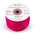 Лента капроновая (органза) 50.0 мм / 22.8±1 метра, 113 св.малиновый, Blitz OR-50