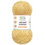 Пряжа Вязь Мягкий хлопок / уп.6 мот. по 50 г, 170 м, 314 светло-желтый