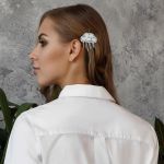 Набор для вышивания нитками Klart 10-050, Брошь. Тучка, 5.5х6.5 см