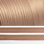 Косая бейка атласная 15 мм / 132±1 метра, BS, 597636, цв.F294 какао