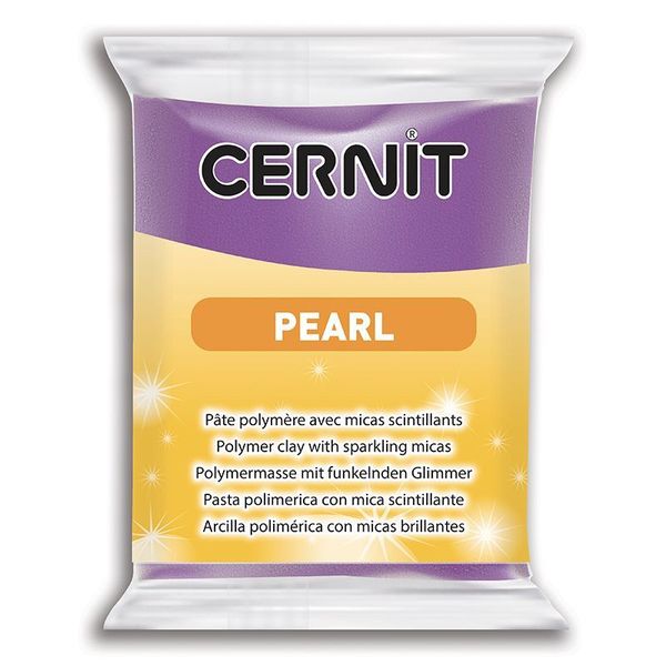 Полимерная глина запекаемая Cernit Pearl 56 гр, 900 фиолетовый