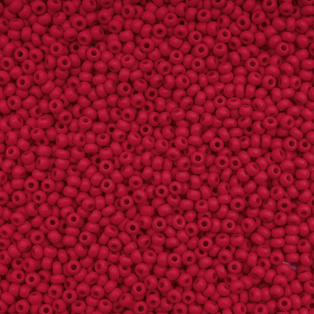 Бисер Preciosa непрозрачный матовый 10/0 (2.3 мм), круглое отверстие, 50гр, (93190)