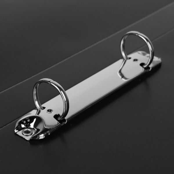 Папка на 2 О-кольцах A4 700 мкм 25 мм, эффект 3D, 4 шт, ⌀- 20 мм, черный EC211300001, Expert Complete EC211300001