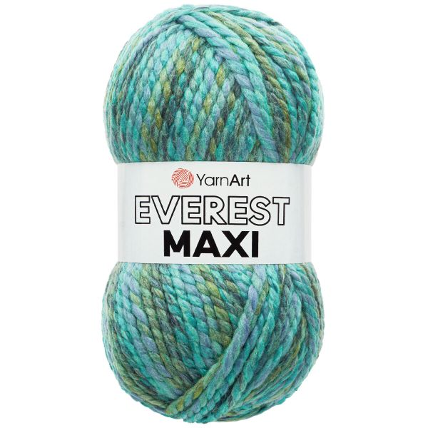 Пряжа YarnArt (ЯрнАрт) Everest Maxi / уп.3 мот. по 200 г, 134 м, 8025 меланж