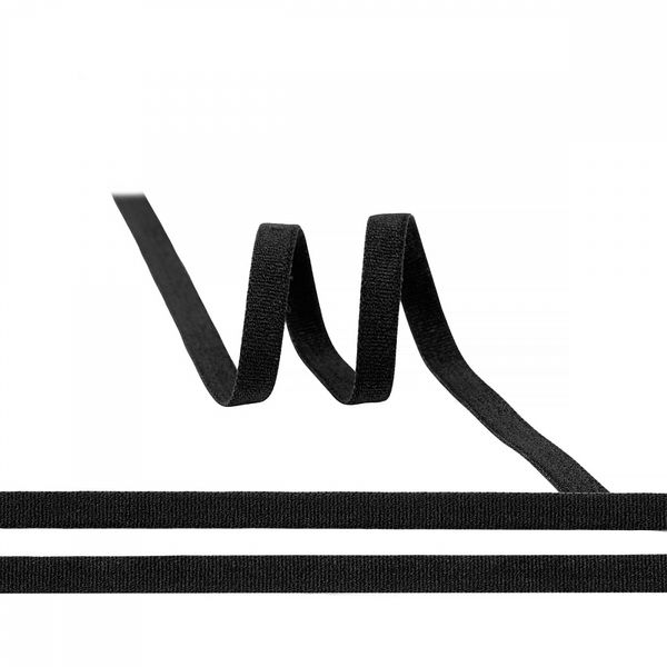 Резинка бельевая (стандартная) 5.0 мм / 50 метров, ЕТK черный F322