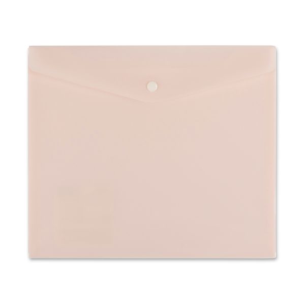 Папка-конверт для тетрадей с кнопкой A5+ 180 мкм диагональ, 20 шт, персиковый 2104013, Expert Complete