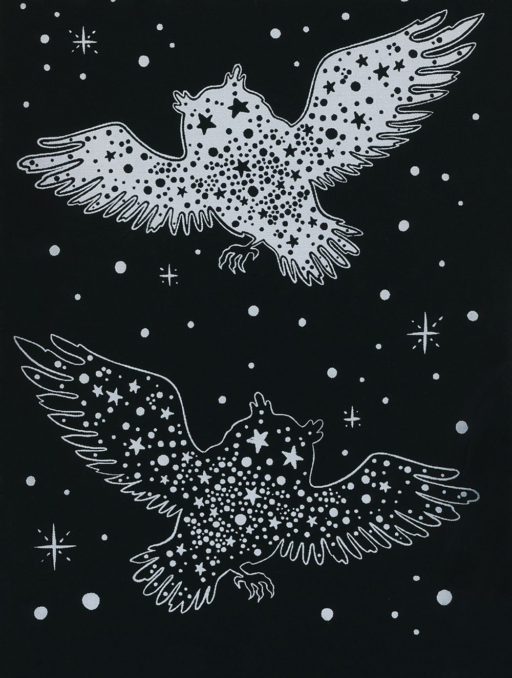 Набор для творчества Гравюра-блокнот Космические животные, 10х14 см, Hobbius GHPS-04