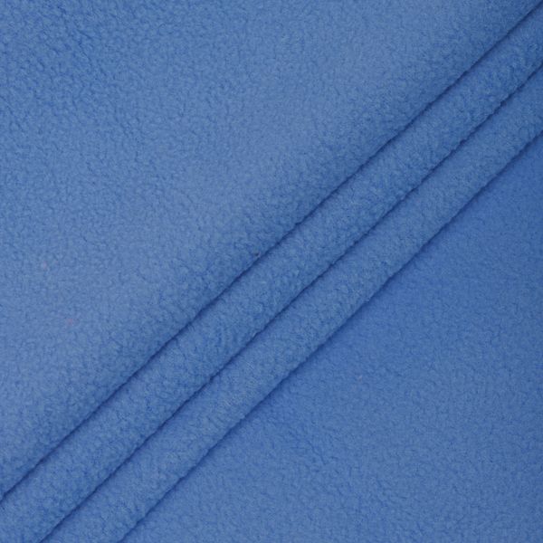 Флис 2-сторонний 190 г/м², 150 см / 2 метра, TBY-0059-331.2, цв.F331 тем.голубой