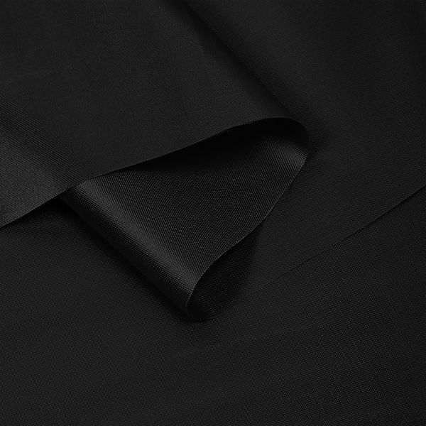 Атлас сатин 67 г/м², 150 см / 3 метра, AS.18 цв.чёрный