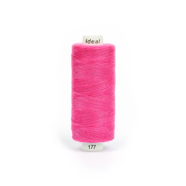 Нитки швейные бытовые Ideal 40/2, 366 м / 10 кат., 177 розовый