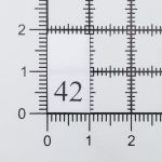 Этикетка-размерник, белый, 10х20 мм, 100 шт, 42