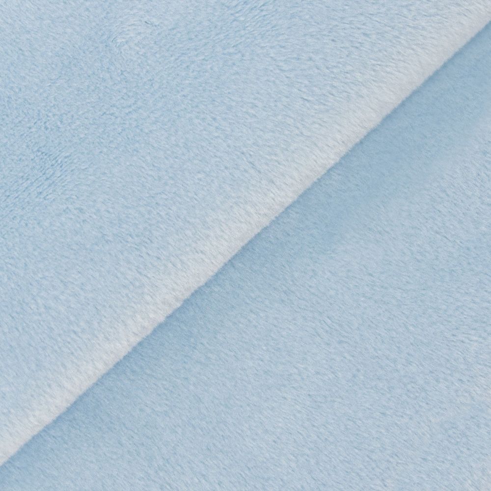 Плюш Peppy PEV 273 г/м², 152 см / рул. 5 метров, 04 голубой/baby blue