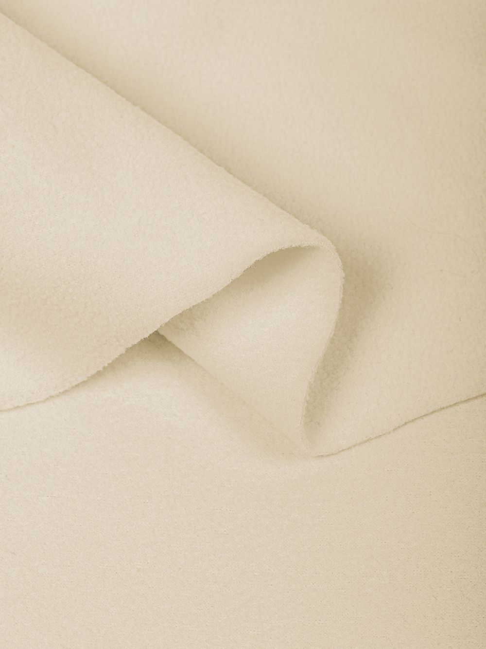 Флис 2-сторонний 190 г/м², 150 см / 2 метра, TBY-0059-103.2, цв.F103 молочный