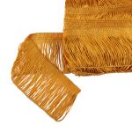 Бахрома отделочная 90.0 мм / 25 метров, 112 золотистый, Gamma 117