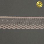 Кружево стрейч (эластичное) 25 мм / 5 метров, TBY.8028, цв.L168 серебристый пион, 1385603