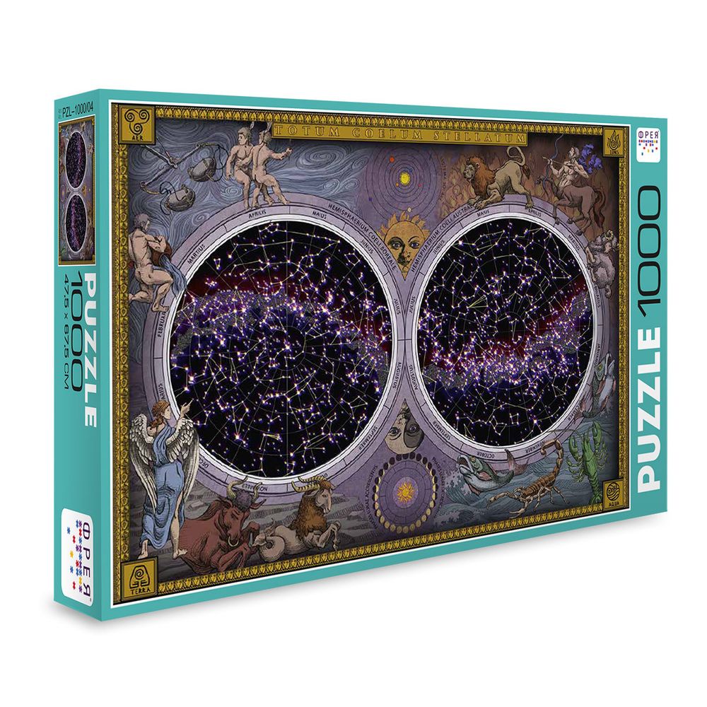 Пазл 1000 элементов, Карта звездного неба, PZL-1000/04, Фрея