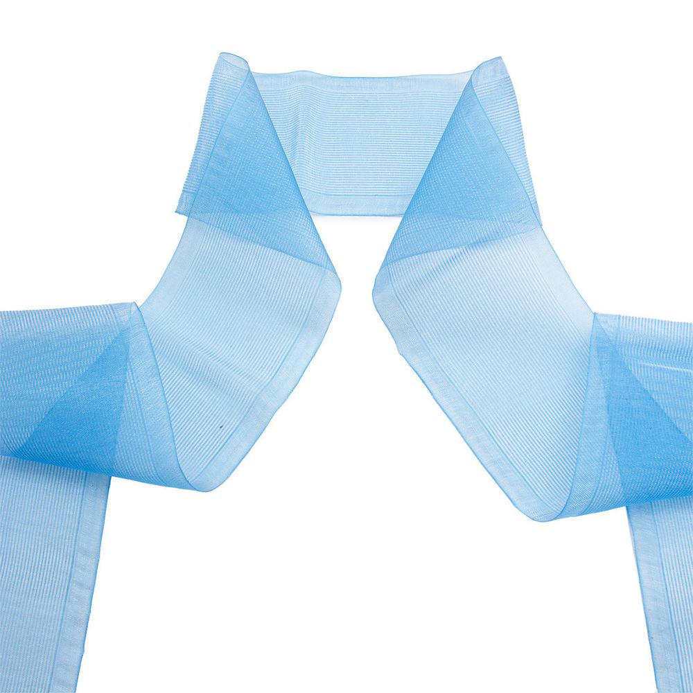 Лента для бантов (капрон) _8 см, 25 м (голубой) С3501