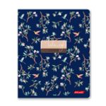 Тетрадь ученическая общая, выборочные блёстки, A5+ 80 л. на скобе 65 г/м², белизна 100%, 5 шт, клетка в термоусадочной пленке, 000483 Вальс цветов, Светоч 80ТСК5_5_2_1