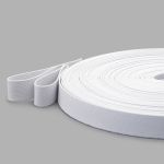 Резинка башмачная 20.0 мм / 25 метров, вязаная, белый