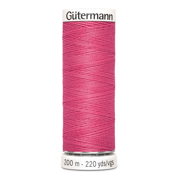Нитки универсальные Gutermann Sew-all, 200м, 890 т.пурпурно-розовый, 5 катушек