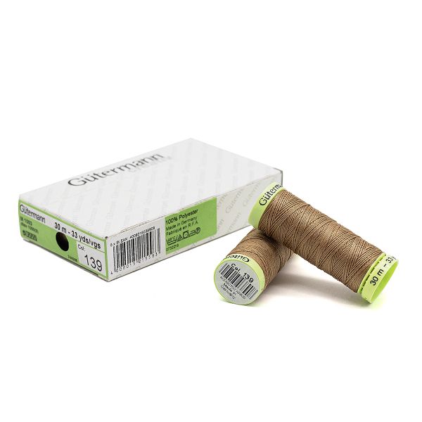 Нитки отделочные Gutermann Top Stitch, 30м, 139 бежево-розовый, 5 катушек