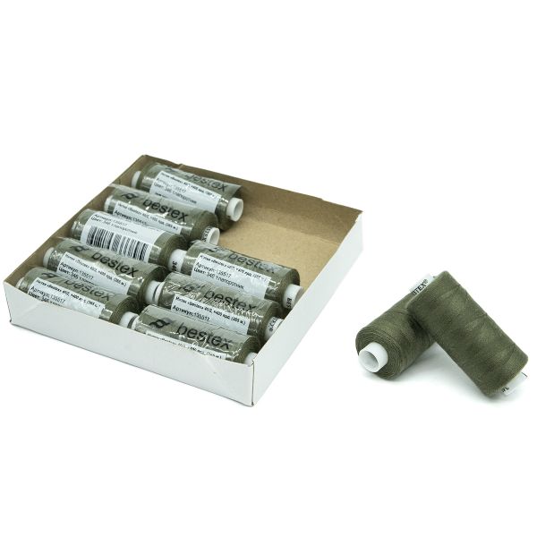 Нитки швейные бытовые Bestex 40/2, 365 м (400 ярд) / 10 кат., 346 оливковый хаки