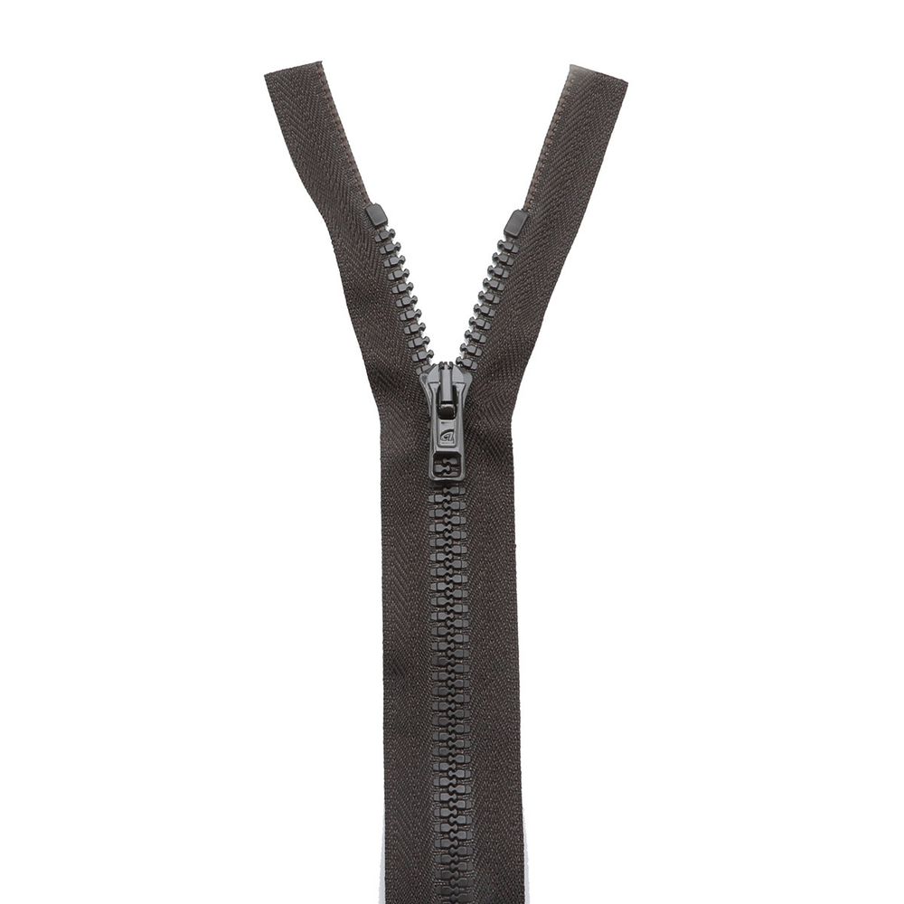 Молния трактор Arta Т6 (6 мм) 1 зам., разъем., 40 см, ОПТ. УП. 25 ШТ., 068 т.коричневый