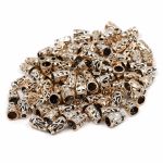 Наконечник для шнура металл колокол ⌀4/7 мм, 14,5х9 мм, золото, 100 шт