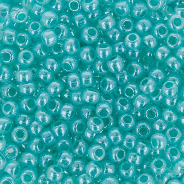 Бисер Toho 11/0 круглый (2.2 мм), 25 г (5х5 г), 0920 зеленый/перл