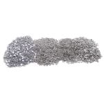 Кнопка рубашечная (джерси) жемчужинка ⌀10.5 мм, ≈1440 шт, МЕТАЛЛ, акрил, белый, NEW STAR