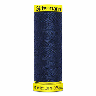 Нитки для трикотажа Gutermann Maraflex, 150м, 310 т.чернильный, 5 катушек