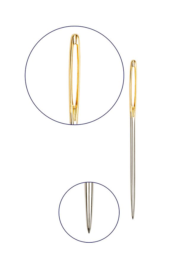 Иглы ручные синельные №13-16, 3 шт, 3 шт, Gamma N-380