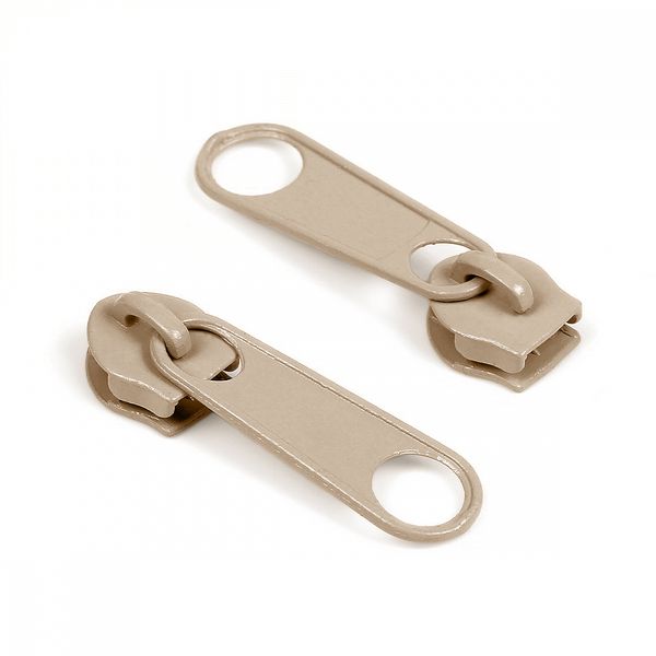 Слайдер (замок) для молнии спираль Т5 (5 мм), галантерейный замок, без стопора, 100 шт, 297 слон.кость, Gamma