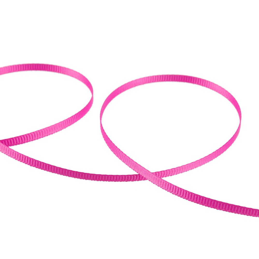 Лента репсовая (в рубчик) _3.0 мм / 91.44 метра, 008 садовая роза, Gamma GR-03