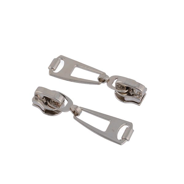 Слайдер (замок) для молнии спираль Т5 (5 мм), автомат, TBT5887 цв.никель уп.500 шт