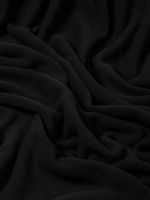 Флис 2-сторонний 190 г/м², 150 см / 2 метра, TBY-0059-322.2, цв.F322 черный