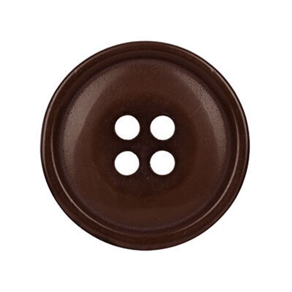 Пуговицы костюмные 15 мм, 24 шт, D570 т.коричневый, Blitz DRN 0007