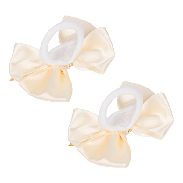 Набор резинок для волос, 10 шт, №01 св.бежевый, золотистый, Cherry Mary DR07059