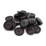 Пуговицы 4 прокола 34L (21мм), (Bordo (бордовый)), 24 шт