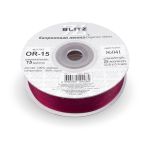 Лента капроновая (органза) 15.0 мм / 22.8±1 метра, 041 т.бордовый, Blitz OR-15